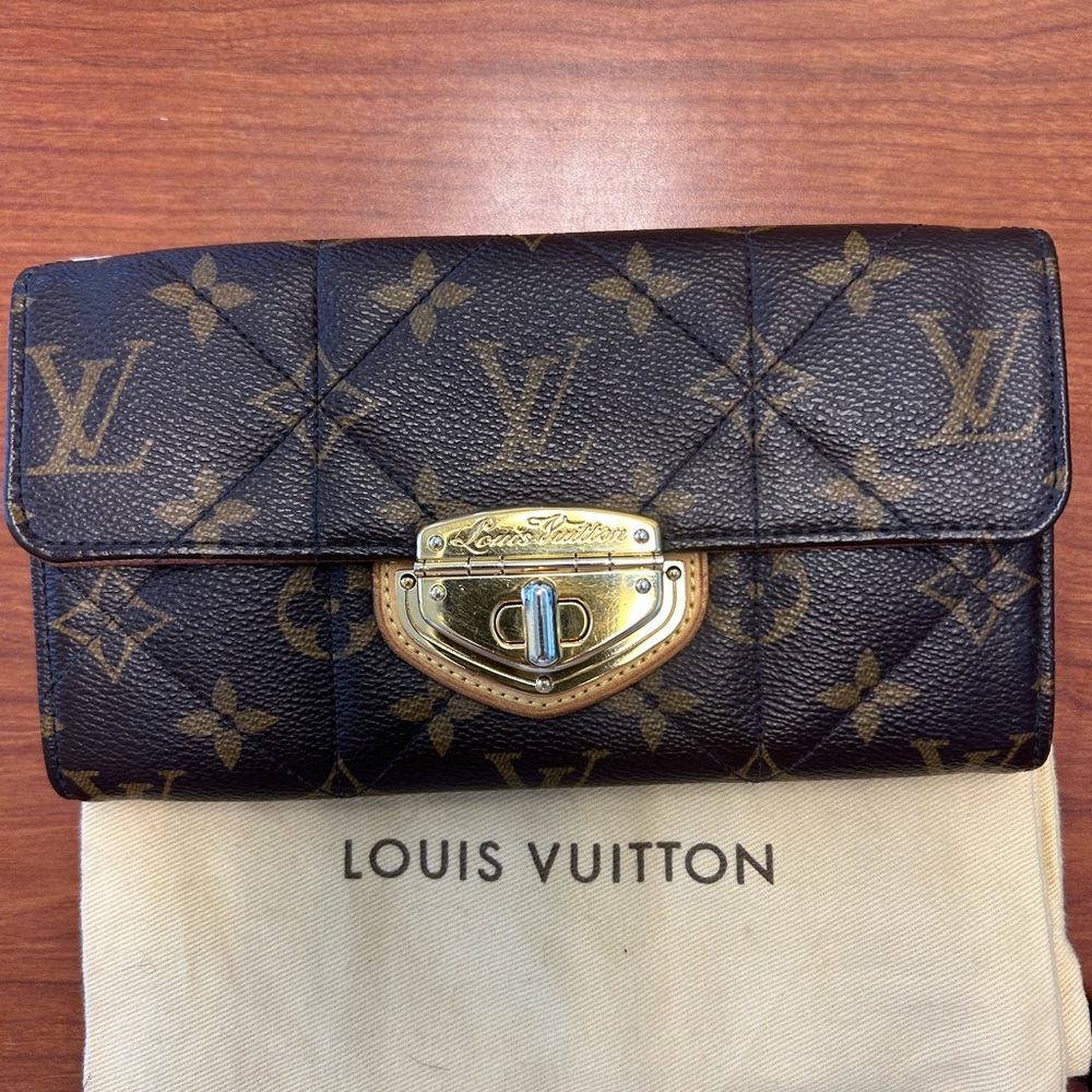 Louis Vuitton Sarah Monogram Etoile Long Wallet 7.5”x 4.5” Date Code SP4180 2010